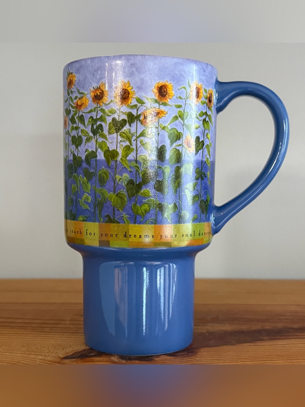 Blue Sunflower Travel Mug - Lang